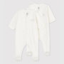 pyjama biokatoen, 2-pack, signature - PETIT BATEAU - 3 mnd.