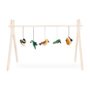 babygym natural toy set, vogeltjes - QUAX