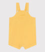 salopette baby kort, orge - PETIT BATEAU - 6 mnd.